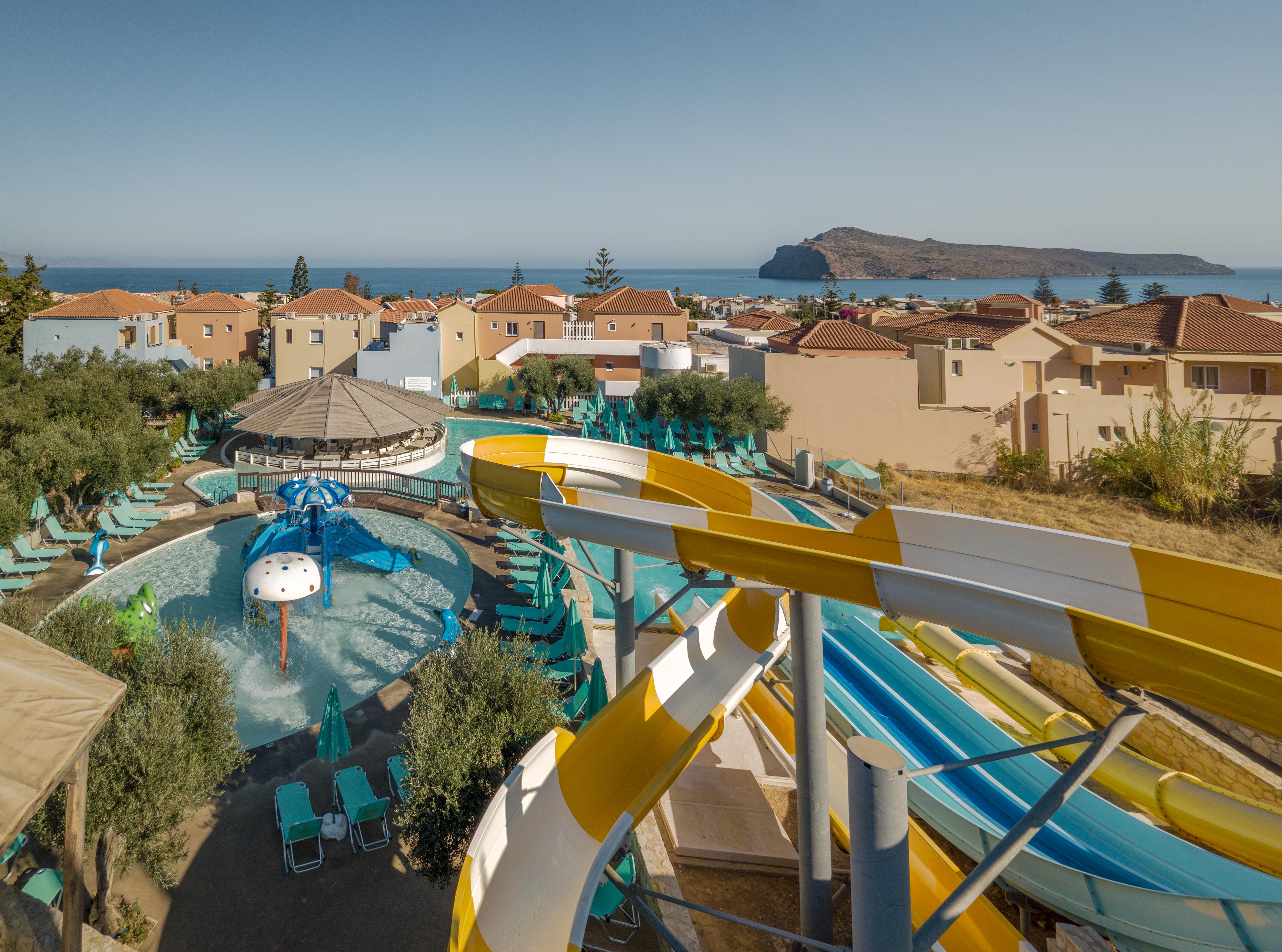 Iolida Village Water Park Hotel Agia Marina  Exterior photo